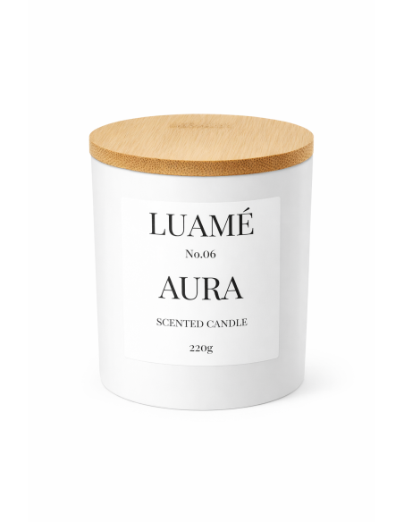 LUAMÉ No.06 – AURA | Luxusná jemná sviečka do interiéru