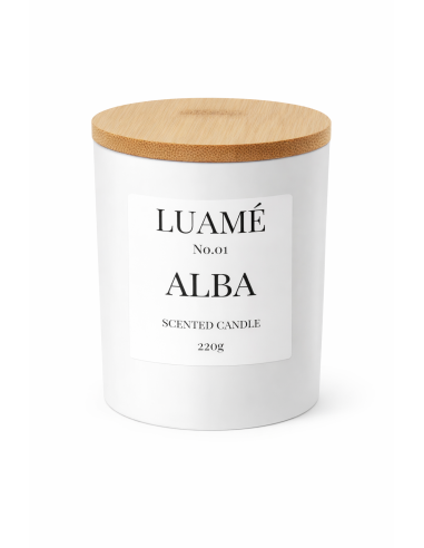 LUAMÉ No.01 – ALBA | Luxusná vonná sviečka