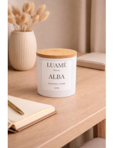 LUAMÉ No.01 – ALBA | Luxusná vonná sviečka 2