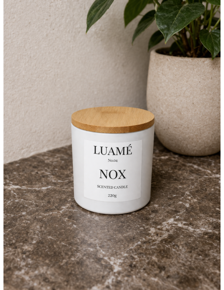 LUAMÉ No.04 – NOX | Luxusná ambrová sviečka